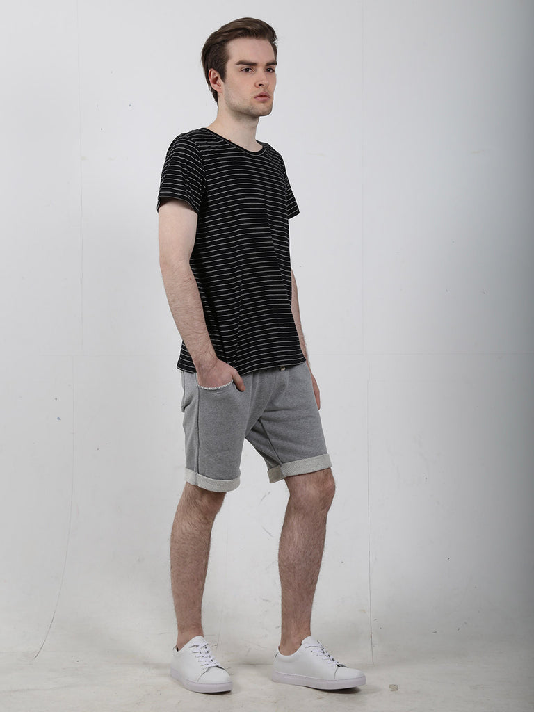 Men's Black Stripe Tee