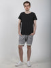 Men's Black Stripe Tee