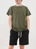 Men's Classic T-shirt (Olive Stripe)