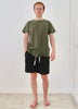 Men's Classic T-shirt (Olive Stripe)