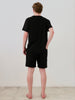 Men's Linen T-shirt (Black)