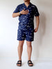 Men's Resort Shirt (Navy Print)