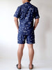 Men's Resort Shirt (Navy Print)