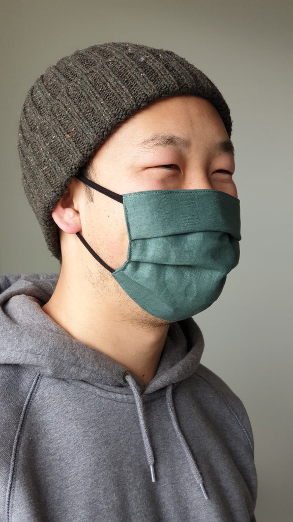 LINEN Reusable Face Mask - 3 Layers with Filter